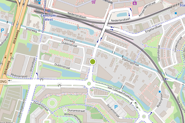 Ambulance-melding op J.L. van Rijweg, Zoetermeer op 29 juli, kaart-overzicht