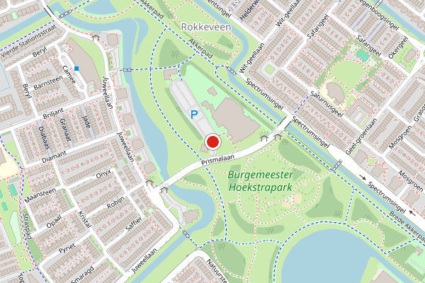 Brandweer-melding op Prismalaan, Zoetermeer op 29 juli, kaart-overzicht
