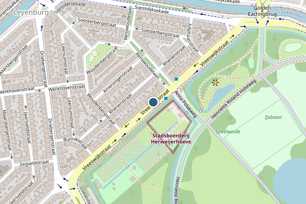 Politie-melding op Vreeswijkstraat, Den Haag op 17 mei, kaart-overzicht