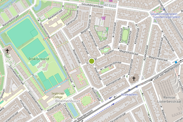Ambulance-melding op Irisstraat, Den Haag op 29 juli, kaart-overzicht