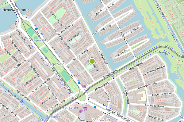 Ambulance-melding op Romehof, Den Haag op 29 juli, kaart-overzicht