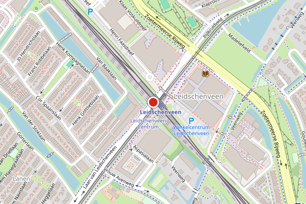 Brandweer-melding op Laan van Leidschenveen, Den Haag op 29 juli, kaart-overzicht