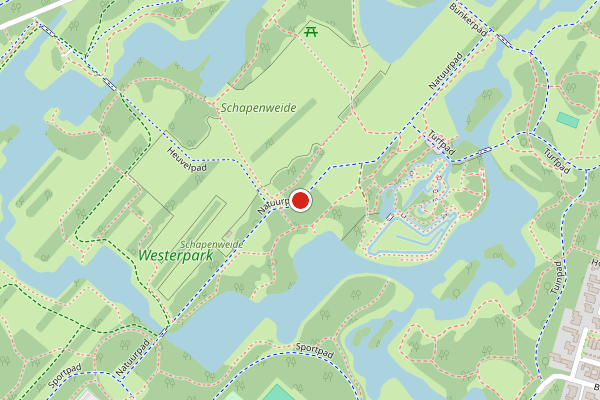 Brandweer-melding op Natuurpad, Zoetermeer op 29 juli, kaart-overzicht