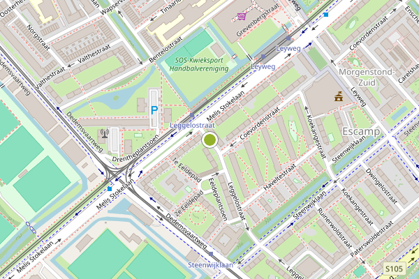 Ambulance-melding op Leggelostraat, Den Haag op 29 juli, kaart-overzicht