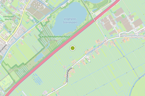 Ambulance-melding op Vlietland, Leidschendam op 29 juli, kaart-overzicht