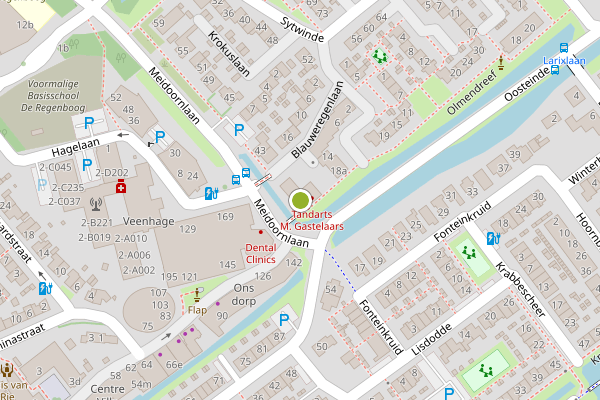 Ambulance-melding op Olmendreef, Nootdorp op 29 juli, kaart-overzicht
