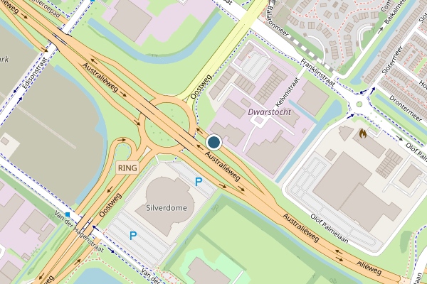 Politie-melding op Australieweg, Zoetermeer op 29 juli, kaart-overzicht