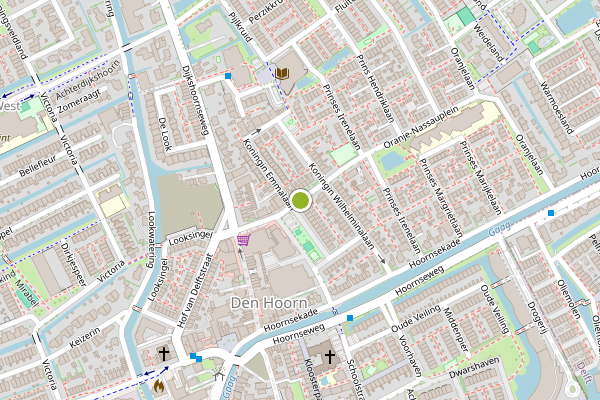 Ambulance-melding op Prinses Beatrixstraat, Den Hoorn ZH op 18 mei, kaart-overzicht