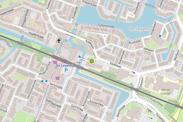Ambulance-melding op Gondelkade, Zoetermeer op 18 mei, kaart-overzicht