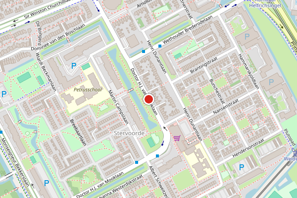Brandweer-melding op Dr H.J. van Mooklaan, Rijswijk op 30 juli, kaart-overzicht