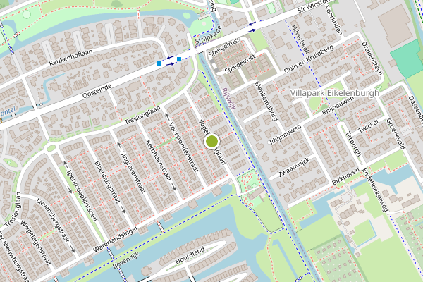 Ambulance-melding op Vogelenzanglaan, Den Haag op 18 mei, kaart-overzicht