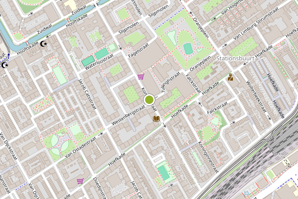 Ambulance-melding op Koningstraat, Den Haag op 30 juli, kaart-overzicht