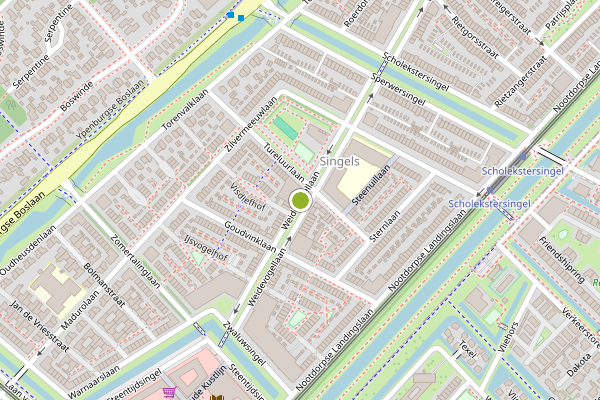 Ambulance-melding op Weidevogellaan, Den Haag op 30 juli, kaart-overzicht