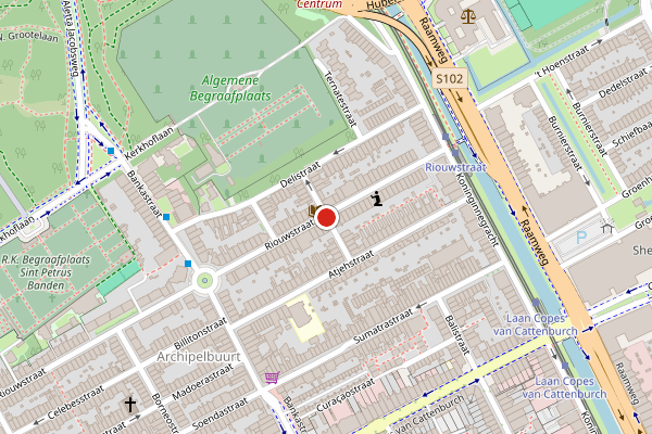 Brandweer-melding op Batjanstraat, Den Haag op 30 juli, kaart-overzicht