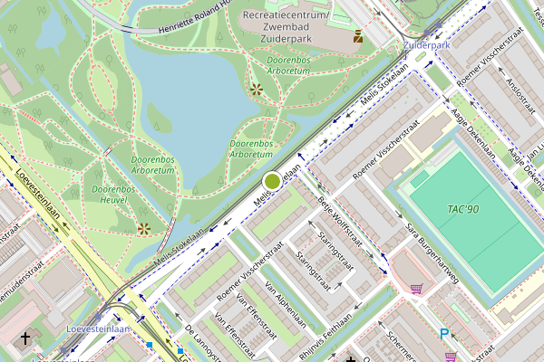 Ambulance-melding op Melis Stokelaan, Den Haag op 30 juli, kaart-overzicht