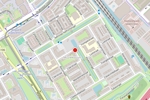 Brandweer-melding op Banjostraat, Rijswijk op 18 mei, kaart-overzicht