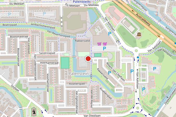 Brandweer-melding op Rakkersveld, Zoetermeer op 30 juli, kaart-overzicht