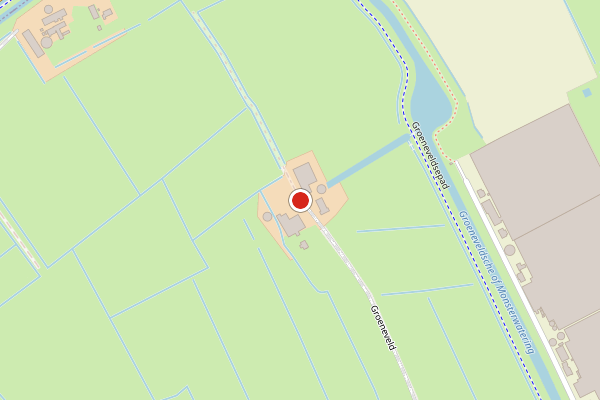 Brandweer-melding op Groeneveld, Schipluiden op 30 juli, kaart-overzicht