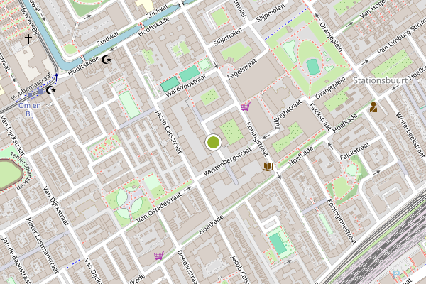 Ambulance-melding op Wellingtonstraat, Den Haag op 30 juli, kaart-overzicht