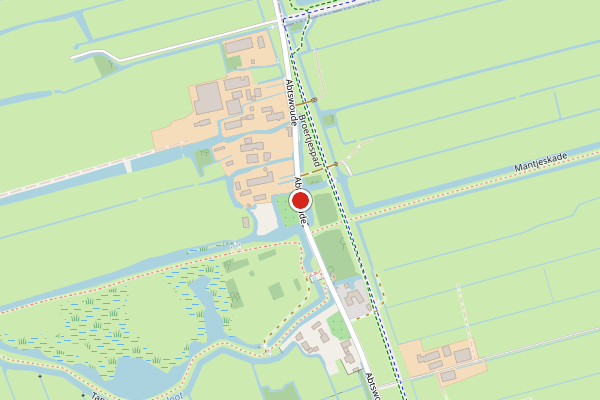 Brandweer-melding op Abtswoude, Schipluiden op 18 mei, kaart-overzicht