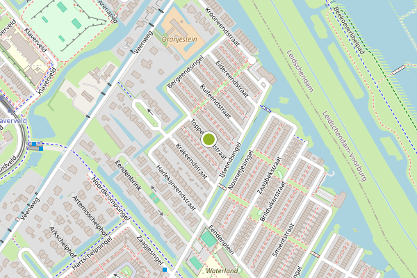 Ambulance-melding op Toppereendstraat, Den Haag op 31 juli, kaart-overzicht