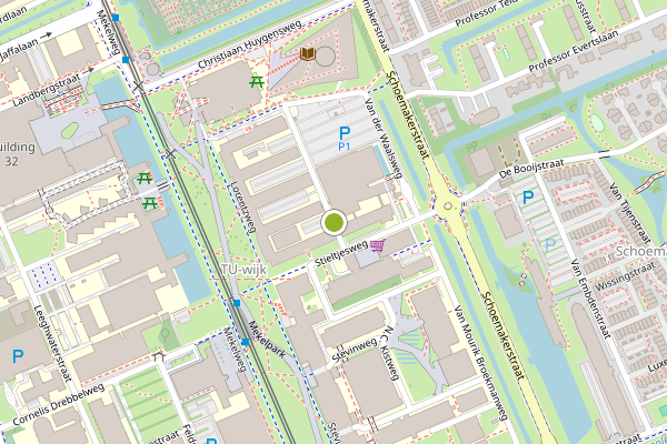 Ambulance-melding op Stieltjesweg, Delft op 31 juli, kaart-overzicht