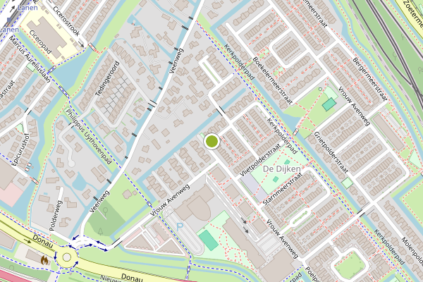 Ambulance-melding op Westmaasstraat, Den Haag op 18 mei, kaart-overzicht
