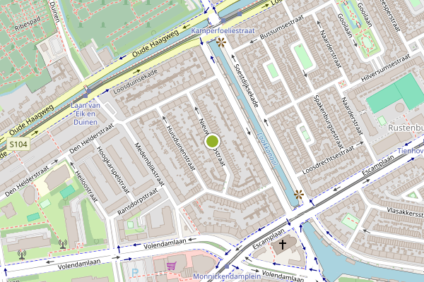 Ambulance-melding op Nieuwediepstraat, Den Haag op 31 juli, kaart-overzicht