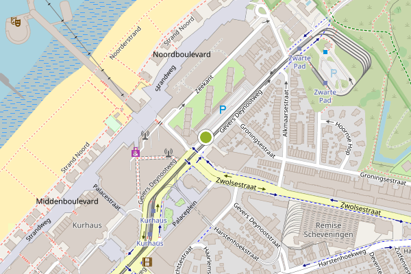 Ambulance-melding op Gevers Deynootweg, Den Haag op 31 juli, kaart-overzicht