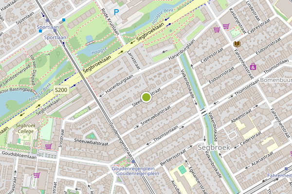 Ambulance-melding op Sleedoornstraat, Den Haag op 31 juli, kaart-overzicht