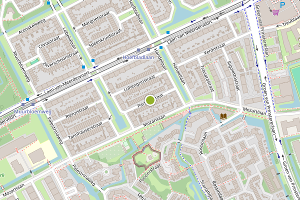 Ambulance-melding op Parsifalstraat, Den Haag op 31 juli, kaart-overzicht