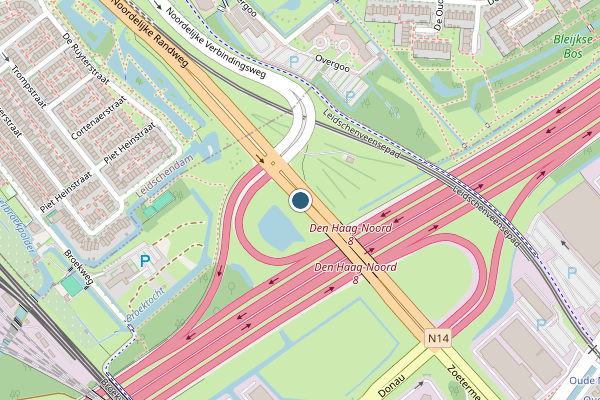 Politie-melding op Den Haag op 31 juli, kaart-overzicht