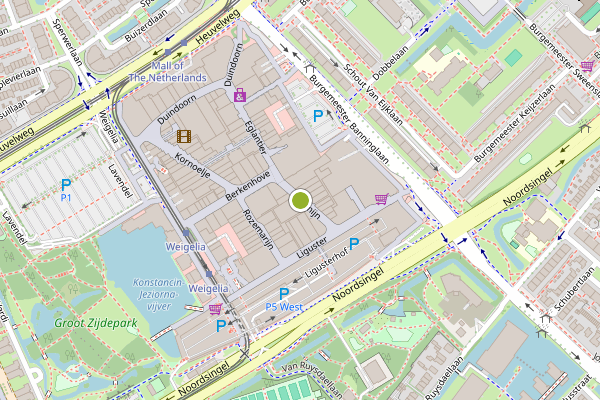 Ambulance-melding op Jasmijn, Leidschendam op 31 juli, kaart-overzicht