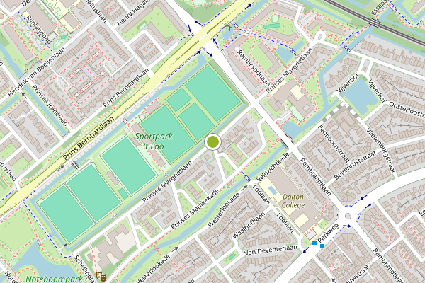 Ambulance-melding op Prinses Margrietlaan, Voorburg op 31 juli, kaart-overzicht
