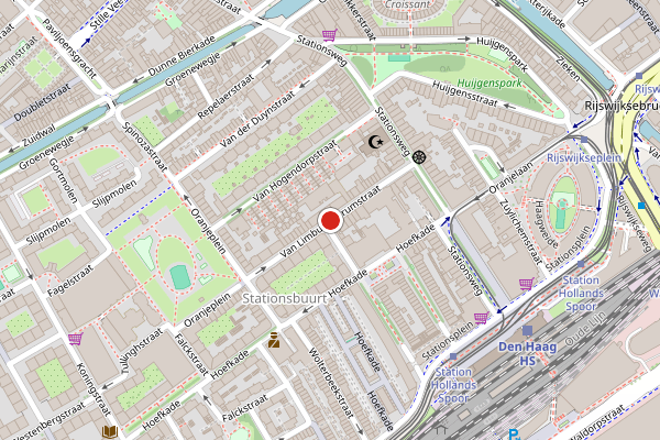 Brandweer-melding op Van Limburg Stirumstraat, Den Haag op 31 juli, kaart-overzicht