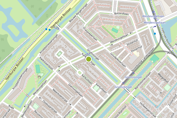 Ambulance-melding op Karekietsingel, Den Haag op 31 juli, kaart-overzicht