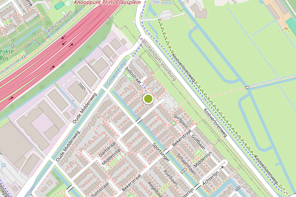 Ambulance-melding op Volleybalplein, Den Haag op 18 mei, kaart-overzicht