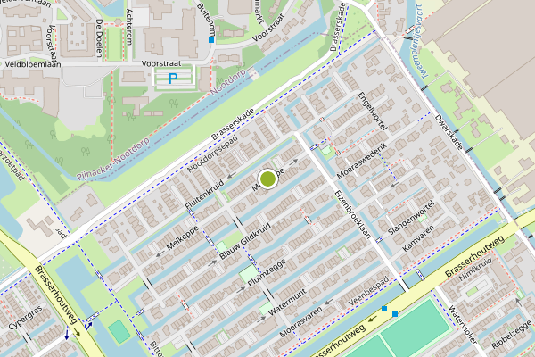 Ambulance-melding op Melkeppe, Den Haag op 18 mei, kaart-overzicht