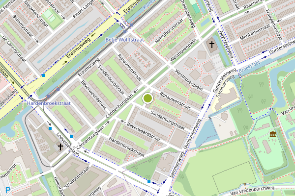 Ambulance-melding op Cannenburglaan, Den Haag op 31 juli, kaart-overzicht