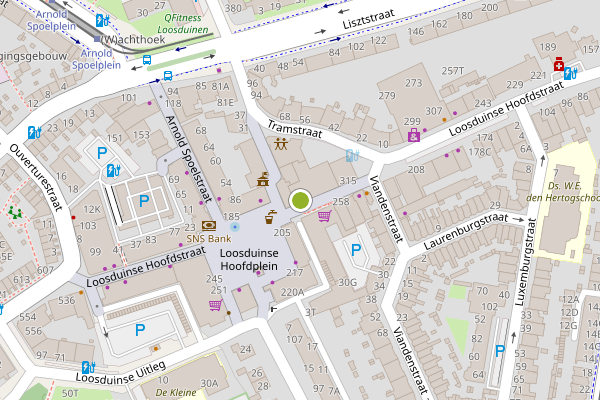 Ambulance-melding op Loosduinse Hoofdstraat, Den Haag op 18 mei, kaart-overzicht