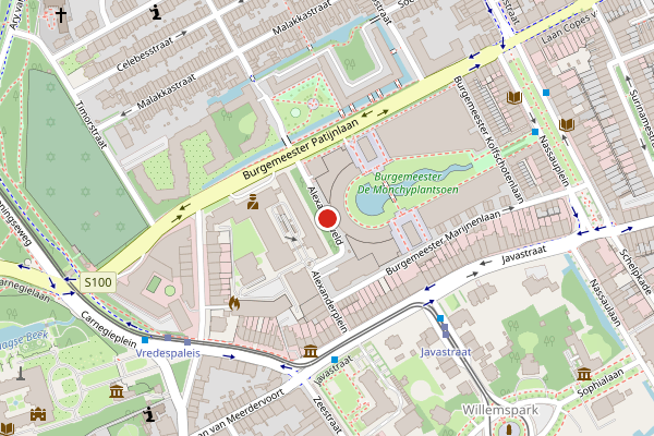 Brandweer-melding op Alexanderveld, Den Haag op 18 mei, kaart-overzicht
