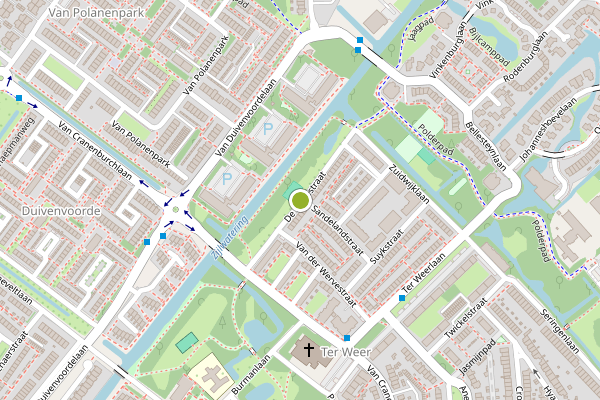 Ambulance-melding op De Lignestraat, Wassenaar op 31 juli, kaart-overzicht