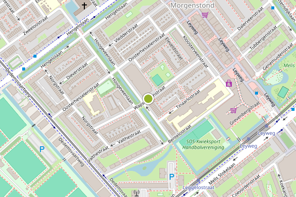 Ambulance-melding op Wapserveenstraat, Den Haag op 31 juli, kaart-overzicht