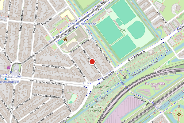 Brandweer-melding op Pijnacker Hordijkstraat, Den Haag op 31 juli, kaart-overzicht