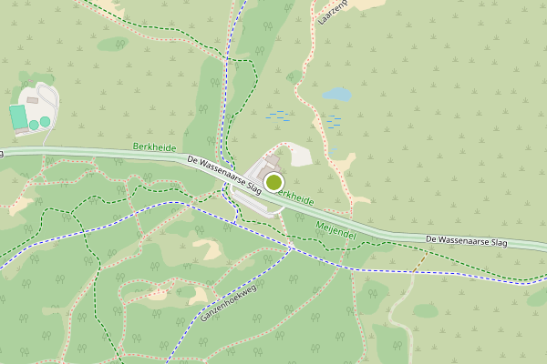 Ambulance-melding op De Wassenaarse Slag, Wassenaar op 31 juli, kaart-overzicht