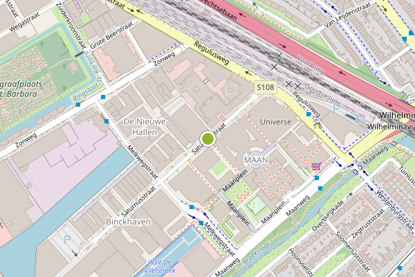 Ambulance-melding op Saturnusstraat, Den Haag op 31 juli, kaart-overzicht