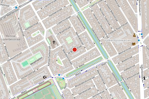 Brandweer-melding op 3e Braamstraat, Den Haag op 31 juli, kaart-overzicht