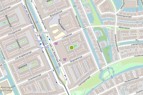 Ambulance-melding op Buenos Aireshof, Den Haag op 31 juli, kaart-overzicht