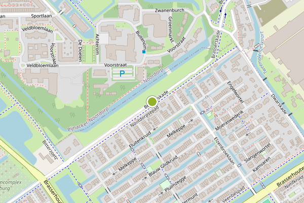 Ambulance-melding op Brasserskade, Den Haag op 31 juli, kaart-overzicht