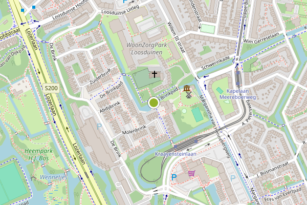Ambulance-melding op Molenbrink, Den Haag op 31 juli, kaart-overzicht